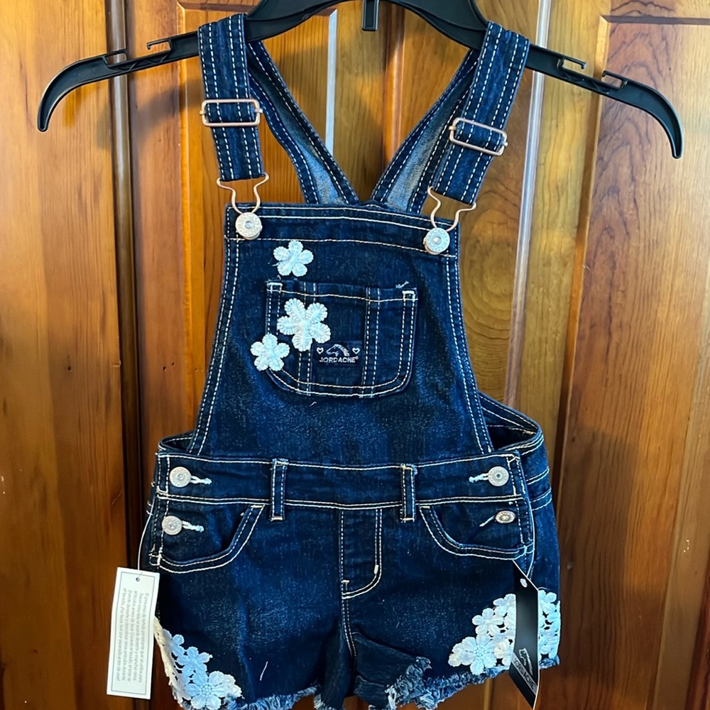 New Jordache girls denim short-all 5T